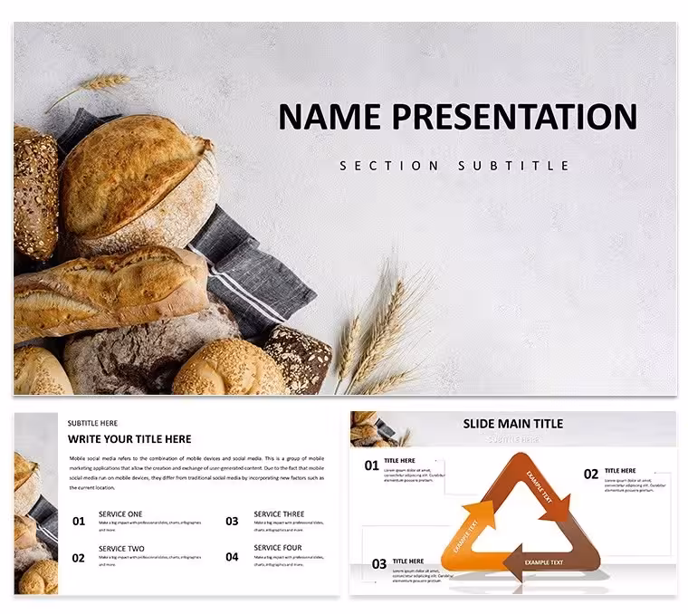 Bakery Bread and Bread Rolls Keynote Template: Presentation