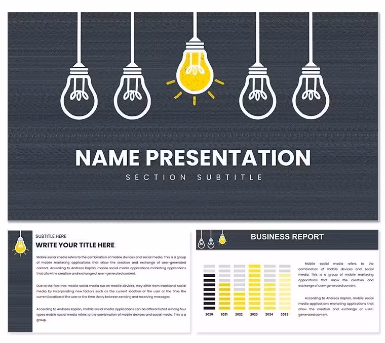Top Marketing Ideas Keynote Template: Presentation
