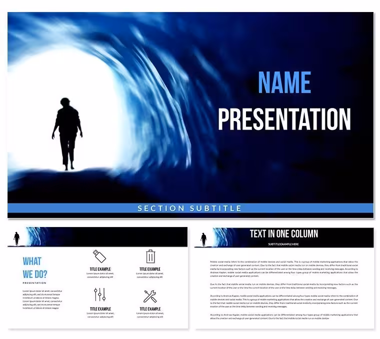 Challenges, Crisis, Solutions PowerPoint Template
