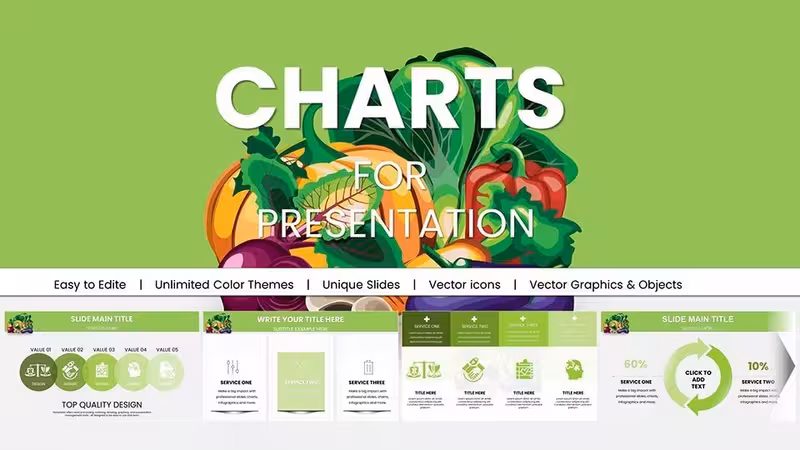 Healthy Nutrition Keynote Charts Template - Inform & Inspire