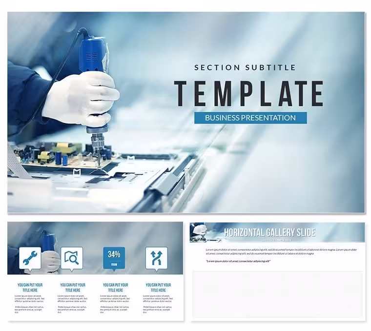 Chip Manufacturing PowerPoint Templates