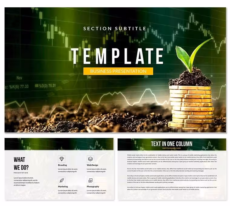 Money and Money Market PowerPoint Presentation Templates