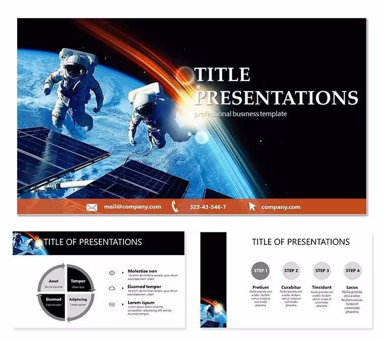 Space PowerPoint Template Presentation