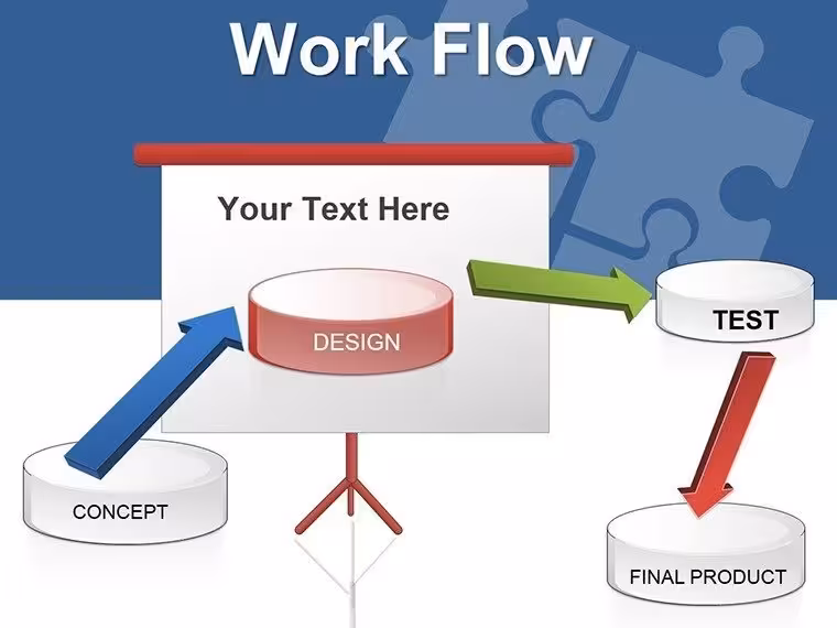 Workflow PowerPoint Diagram Template