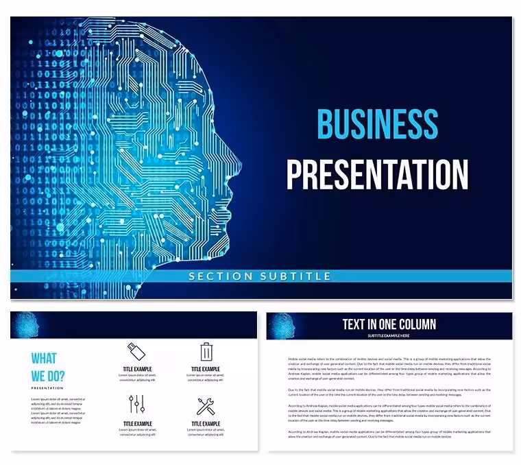 Scientific and Engineering PowerPoint Template: Presentation