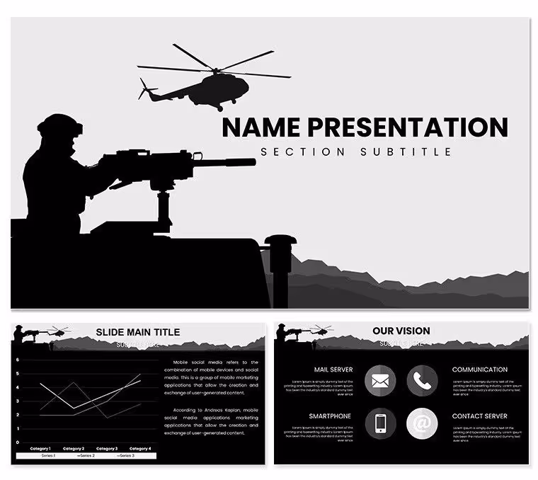 Battle Military-Inspired Keynote Template: Charge into Captivating Narratives