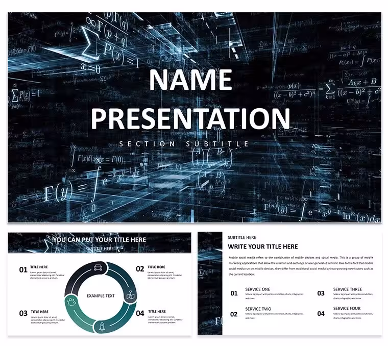 Abstract Geometric Keynote Template: Shape Your Data Story