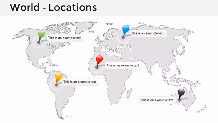 Map of World PowerPoint