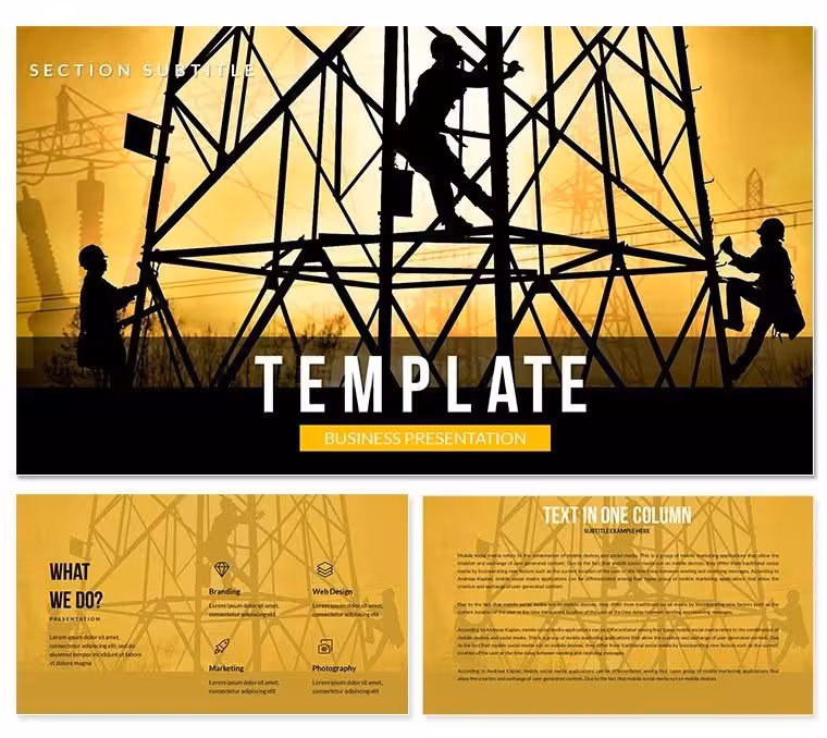 Electrical Repairs PowerPoint Presentation Templates