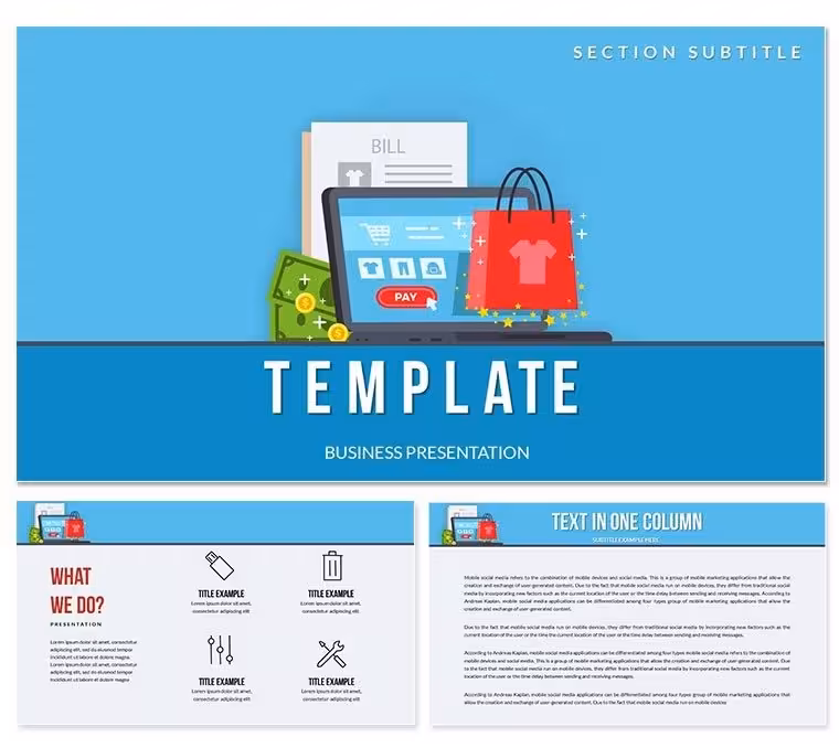 E-commerce Solutions PowerPoint Templates