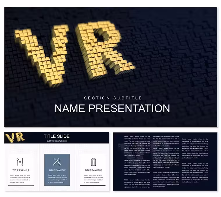 VR Technology PowerPoint Template
