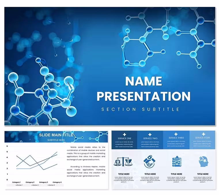 Structure Molecules Keynote Template: Visualize Science with Precision