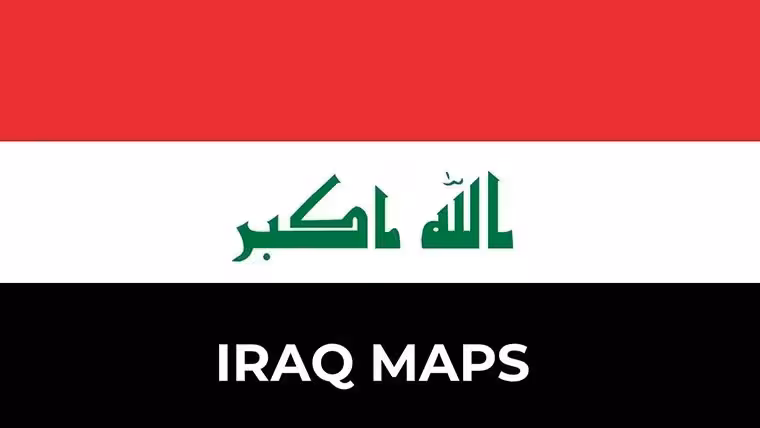 Iraq Maps Template for Keynote Presentations