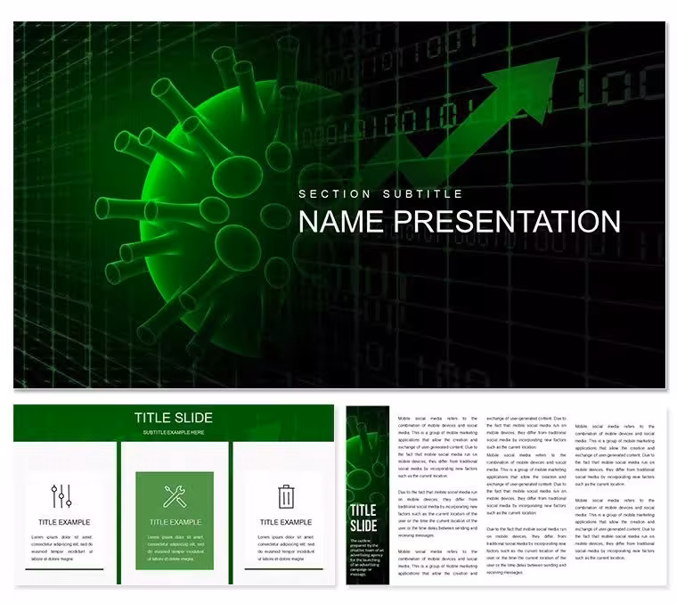 Virus Statistics PowerPoint Template