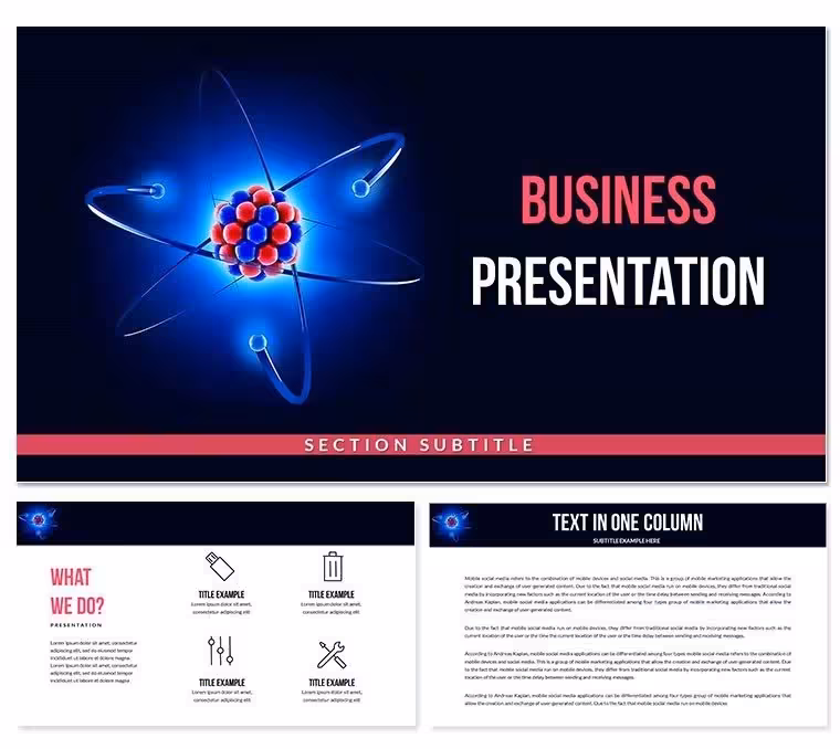 Molecular Biology Background PowerPoint Template