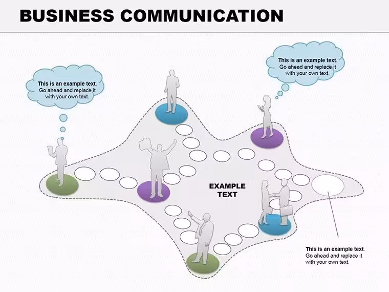 Business Communication PPT Diagrams: Weave Words into Impact