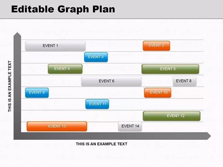 Fully Editable Project Schedule Gantt Chart & Timeline PowerPoint Template - 8 Slides | Instant Download