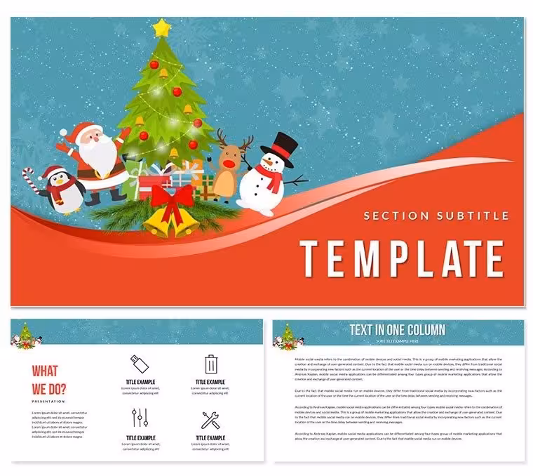 Christmas Characters PowerPoint templates