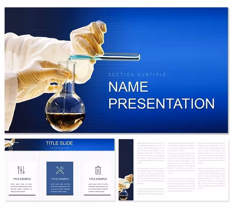 Chemical Reaction PowerPoint Template: Spark Insights in Science