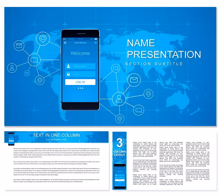 Global Network Products: A Dynamic PowerPoint Template for Presenting Your Business