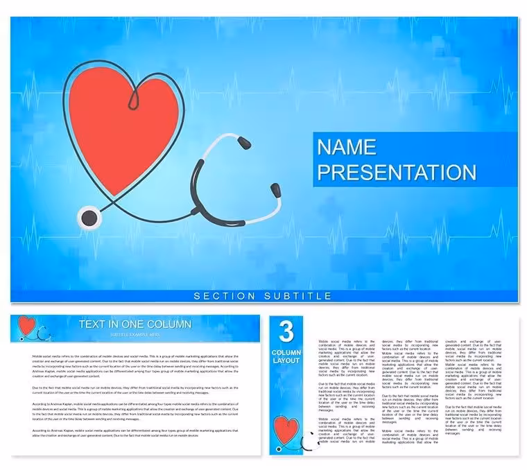Cardiologist Doctor PowerPoint template