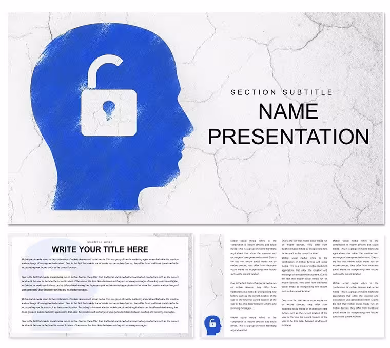 Information Protection PowerPoint Template: Safeguard Stories with Secure Visuals
