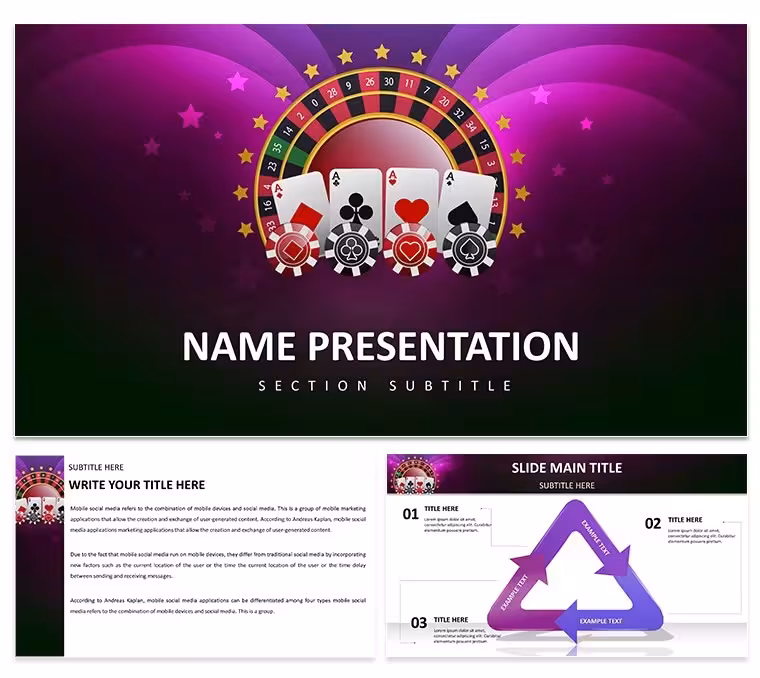 Bet Triumph Casino Keynote Template: Elegant Wins