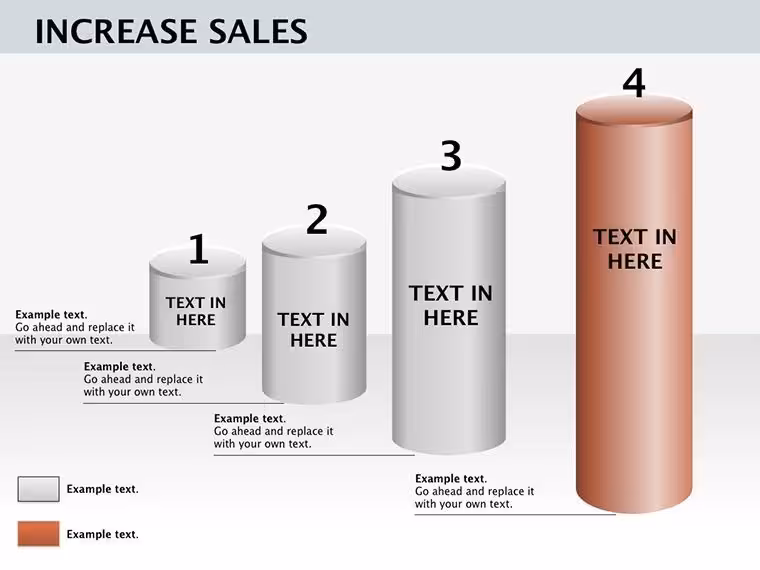 Increase Sales Keynote Diagrams: Fuel Your Revenue Rocket