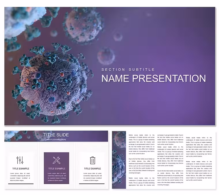 Viral Infection Treatment PowerPoint Templates