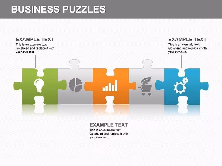 Puzzle Work PowerPoint Diagrams: Piece Together Success in Your Presentations