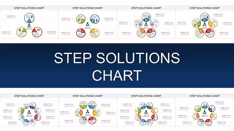 Step Solutions Keynote Charts: Transform Complex Processes into Clear Visual Narratives