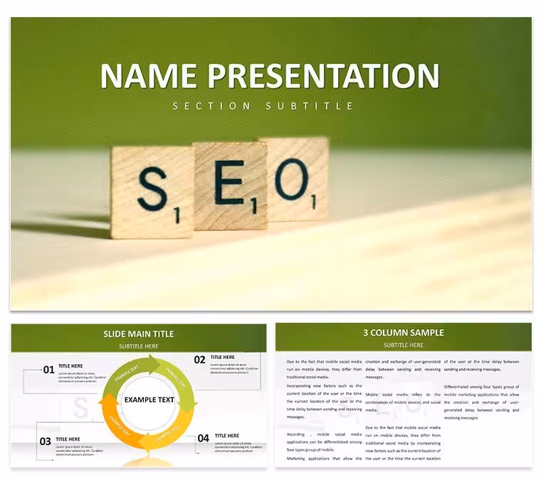 Free SEO Marketing Keynote Template: Elevate Your Digital Strategies