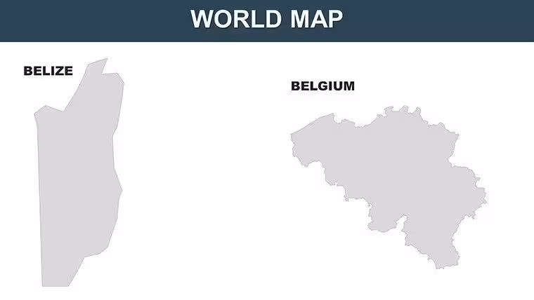 World : Burundi Countries PowerPoint maps
