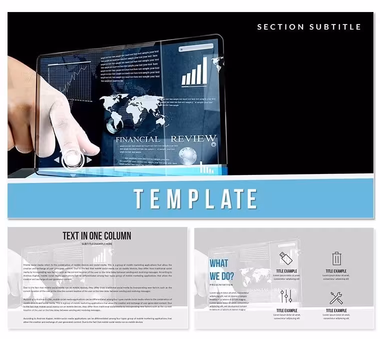 Finance Review Keynote Templates
