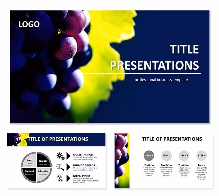 Grapes PowerPoint templates
