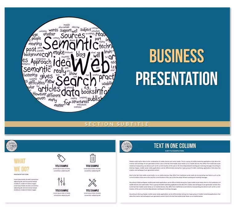 Semantics - SEO Campaigns PowerPoint Template
