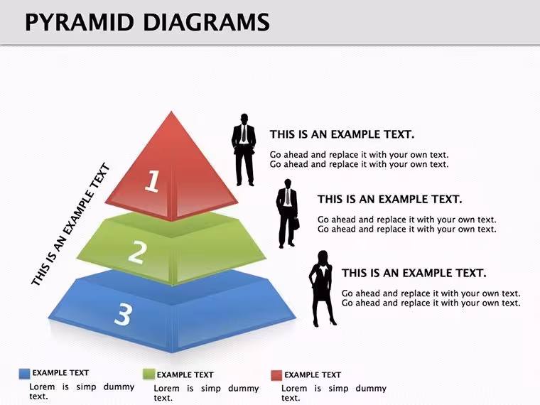 Pyramid Keynote Template: 11 Editable Slides