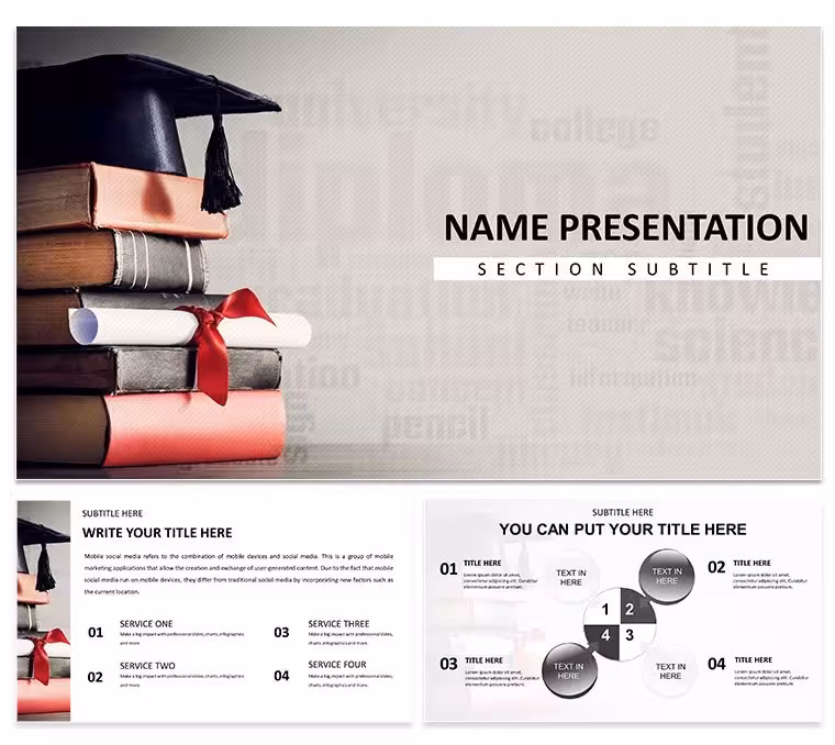 Knowledge & Wisdom Keynote Template: Ignite Minds with Elegant Education Slides