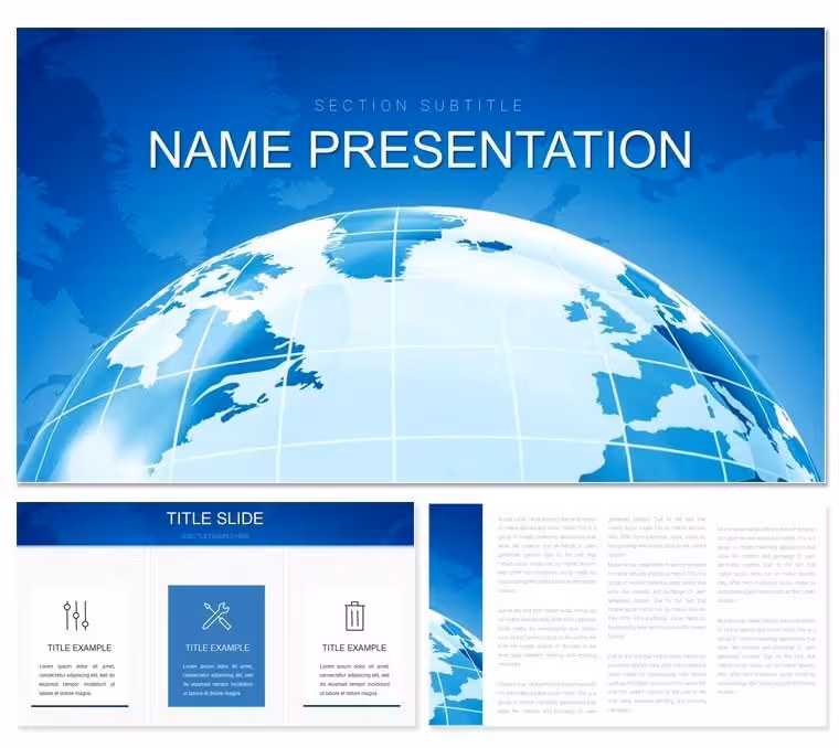 Worldwide Trends PowerPoint Template for Pros