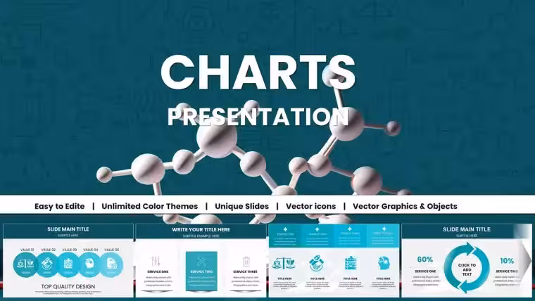 Chemical Charts Keynote Template - Fully Editable 47 Slides | Instant Download