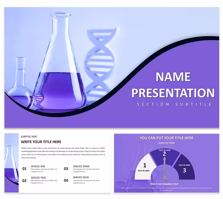 Modern Laboratory Design: PowerPoint Template - Download Free