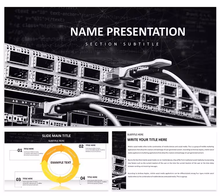 Network Infrastructure: Keynote Template for Strategic IT Insights