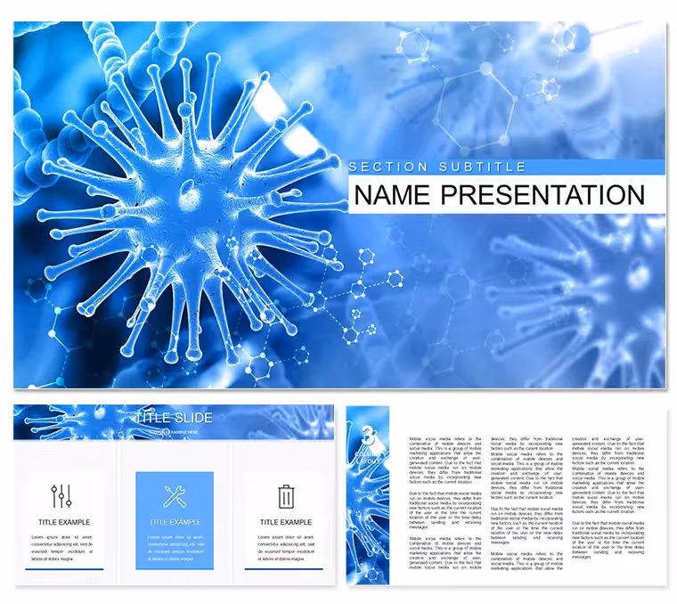 Virus Infections PowerPoint template