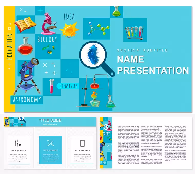School Education PowerPoint Template - Download PPT Presentation