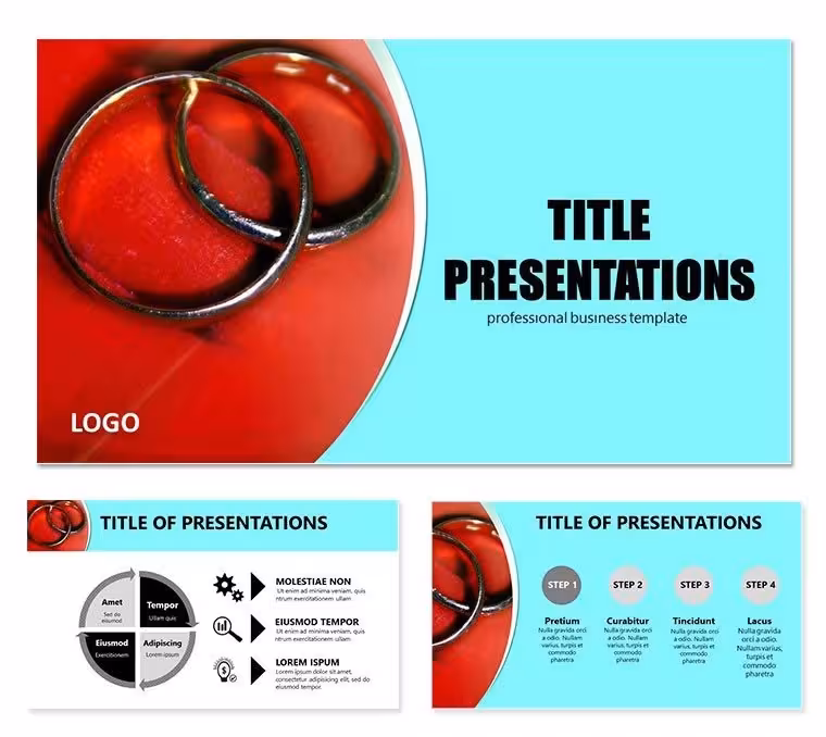 Engagement Rings presentation PowerPoint templates