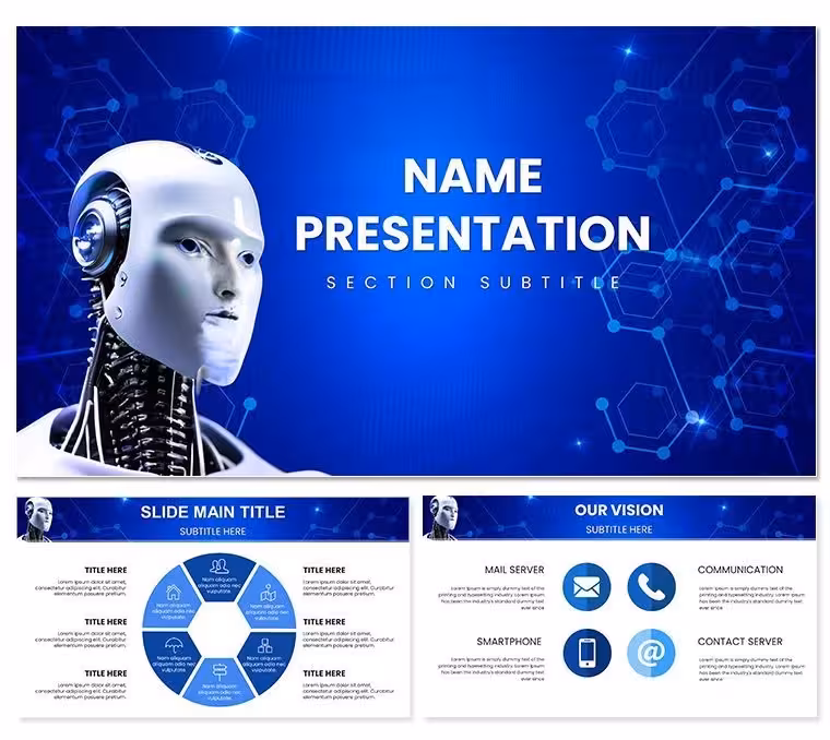 Pro AI Robot Keynote Template: Animate Tomorrow's Tech