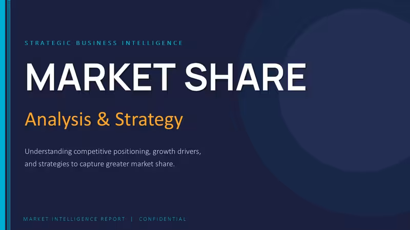 Market Share Analysis PowerPoint Charts Template