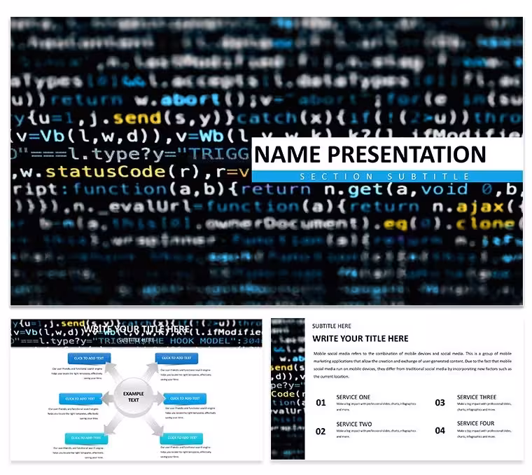 Programming Language Keynote Template for Developer Presentations