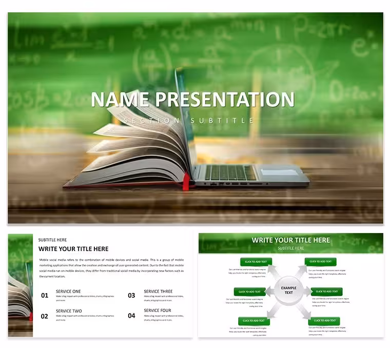 Educational Technologies Keynote Template: Power Up Your Learning Presentations