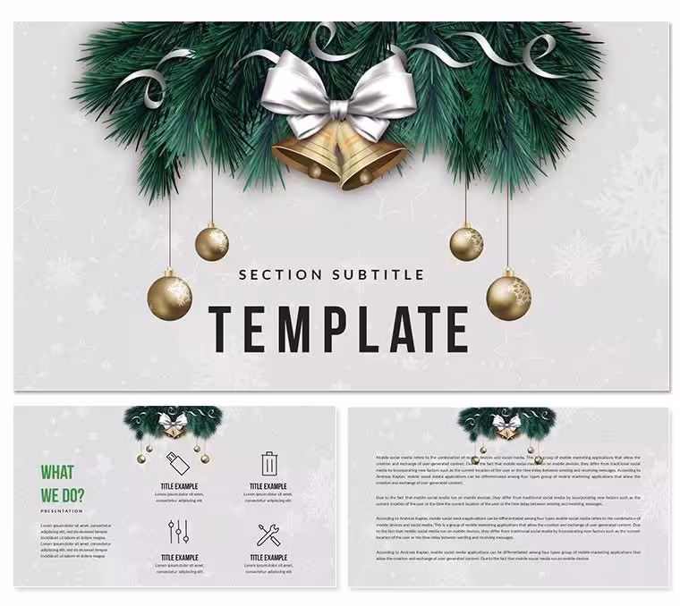 Christmas Bells PowerPoint templates